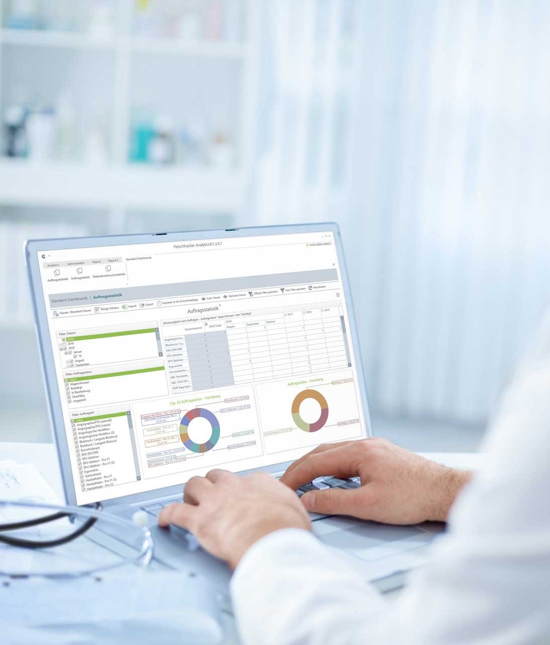 MediConnect Analytics Untersuchungsstatistiken