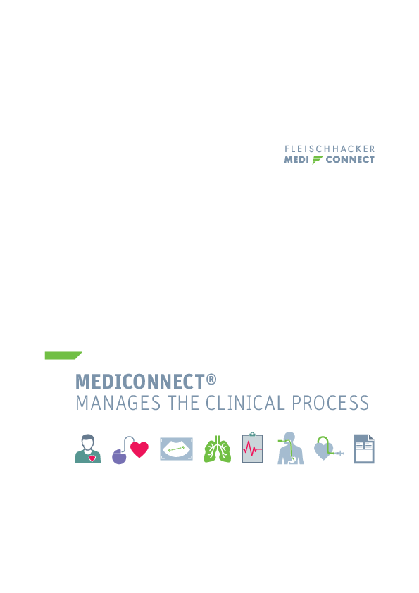 MediConnect flyer for the clinical process